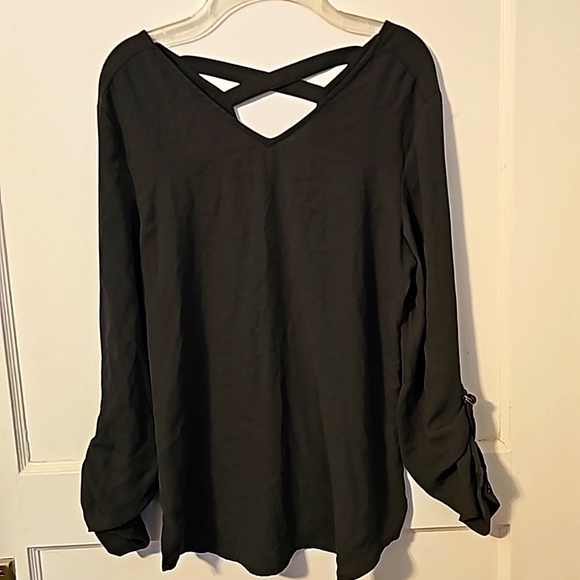 BLOUSE GRAY SZ XS by Maurices - Picture 1 of 3